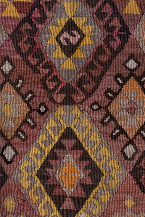 Vintage Kilim Area Rug (4' x 5')